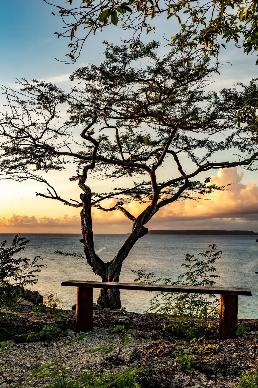 Sunset over the Caribbean Sea from Curaçao